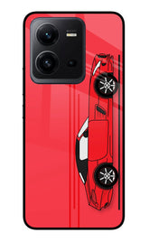 Red Velocity Vivo V25 5G Glass Case